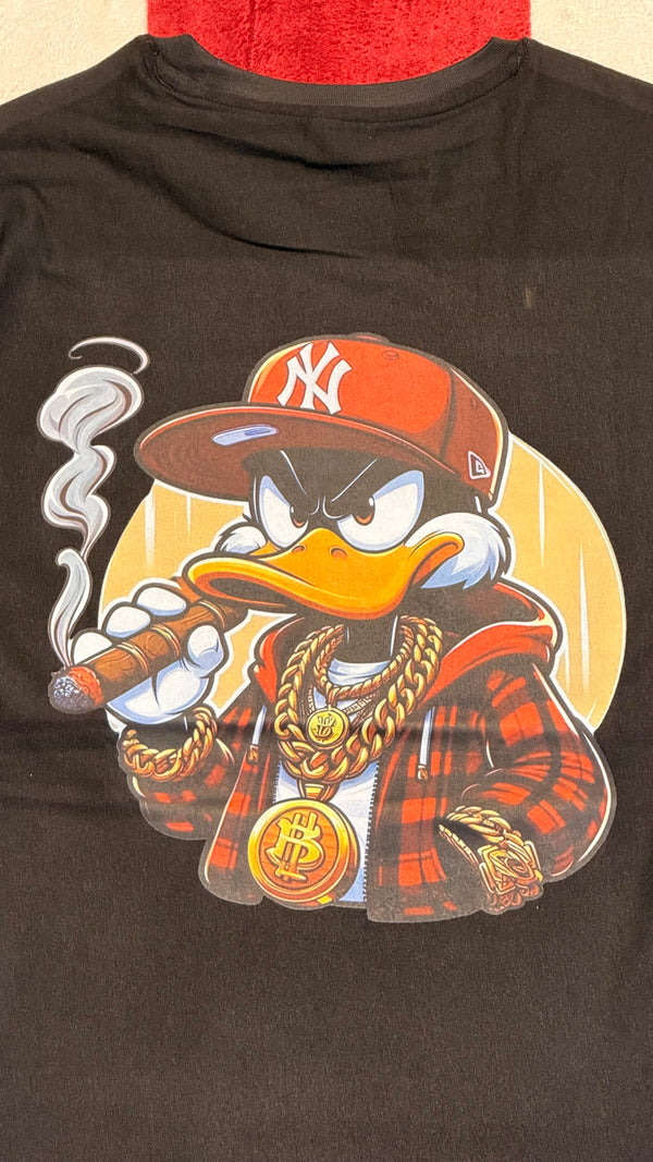Smokey Duck | Oversized Unisex Printed Tees | Streetwear