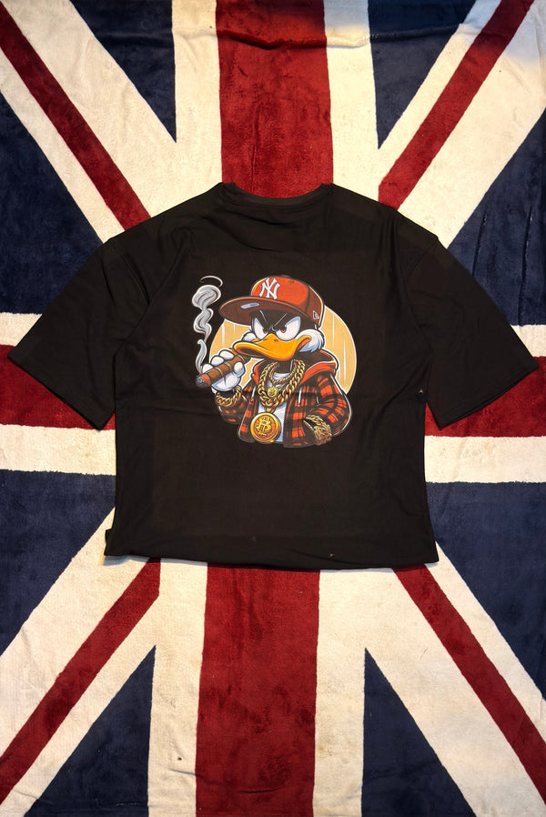 Smokey Duck | Oversized Unisex Printed Tees | Streetwear