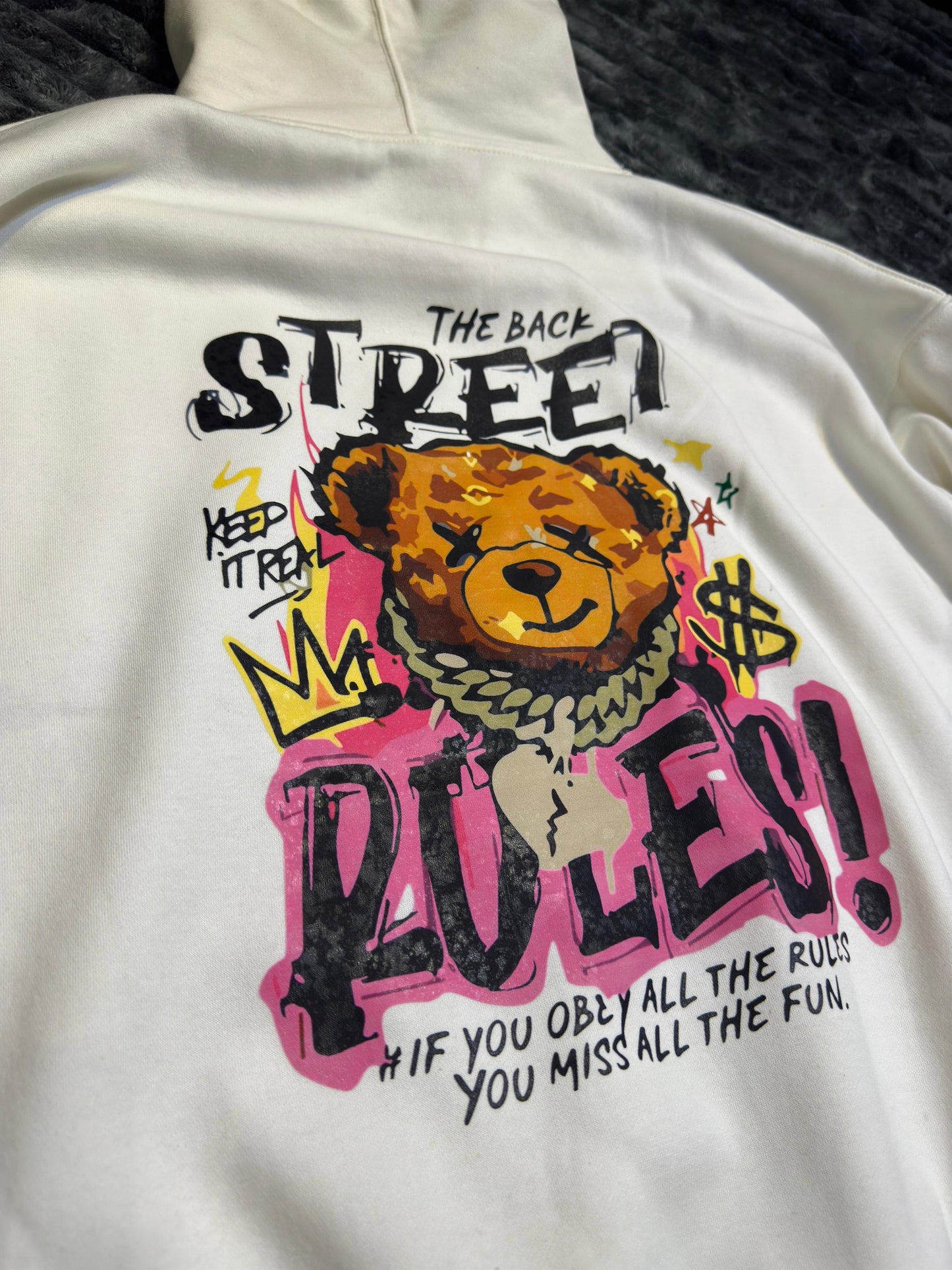 STREET RULES-OVERSIZE HOODIE